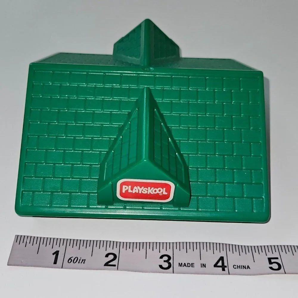 VTG Playskool Green Roof Dollhouse 1992 Item #980 Replacement